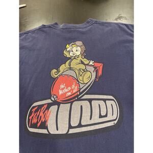 VTG Y2K JNCO Fat Boy Mother Of Em All Bomb Graphic T-Shirt XL Skateboarding Rare